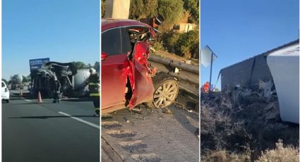 Miércoles accidentado en la México-Pachuca, Arco Norte y Pachuca-Actopan | FOTOS