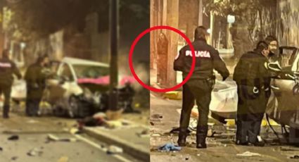 ¿Es un fantasma o qué es la figura terrorífica que apareció en el accidente de Coyoacán?