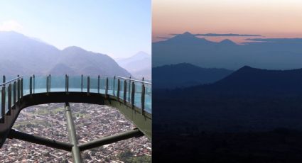 ¿Qué montañas se pueden ver desde el Atalaya de Cristal en Orizaba?