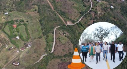 Se inaugura tramo del camino con concreto hidráulico Cerro Gordo-Xoltepec