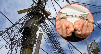 Robo de cable en Benito Juárez: Detienen a joven de 20 años con 10 metros de cable