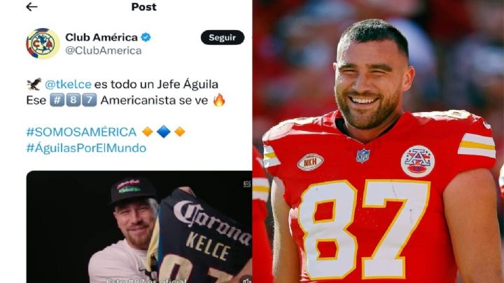 No sólo con Taylor Swift, así es la historia de amor de Travis Kelce con el América
