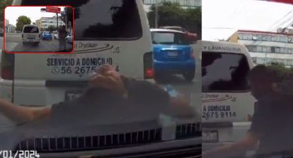 Así es la nueva extorsión a automovilistas en CDMX, el “montaje” del atropellado | VIDEO