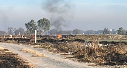 Huachicol Edomex: Incendio en ducto de Pemex causa pánico en Nextlalpan