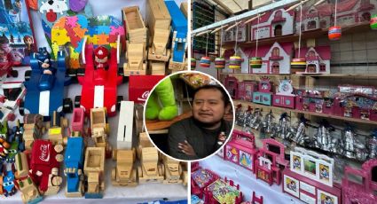 Desde hace 30 años, Francisco surte a Reyes Magos de Xalapa juguetes de madera 