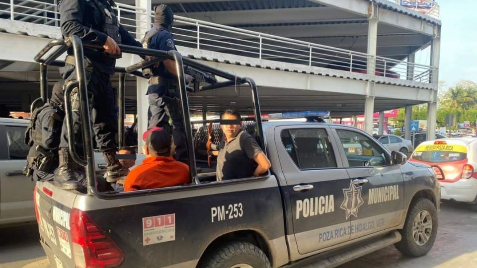 El operativo ocurrió en la ciudad de Poza Rica