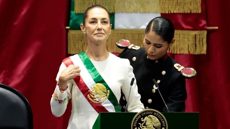 La primera mujer presidenta de México, Claudia Sheinbaum