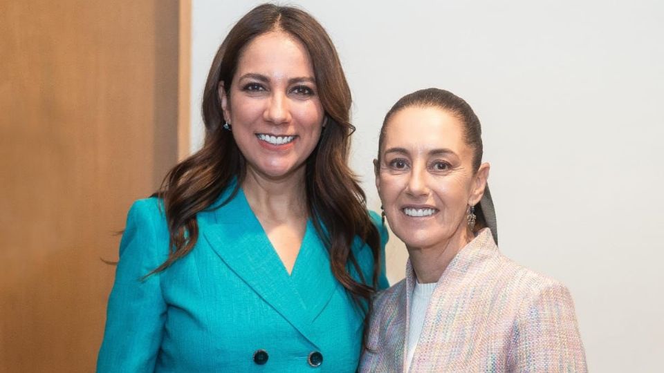 Libia Dennise García, primera gobernadora de Guanajuato, y Claudia Sheinbaum, primera presidenta de México