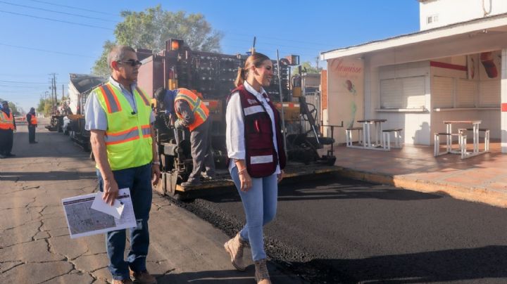 Avanza gobierno de Marina del Pilar en rehabilitación de vialidades
