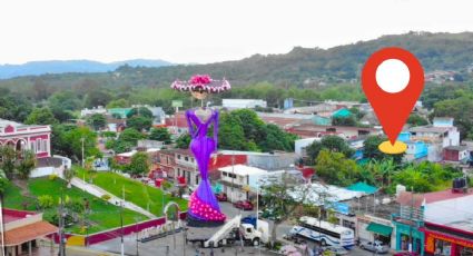 En este municipio de Veracruz se encuentra la catrina más alta de México