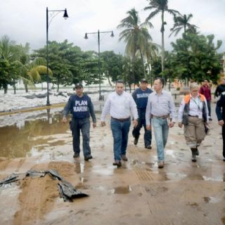 Esto dijo Cuitláhuac García sobre el nivel del Papaloapan en Tlacotalpan