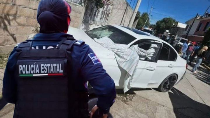 Asesinan de 3 balazos a hombre a bordo de su BMW en Ajacuba