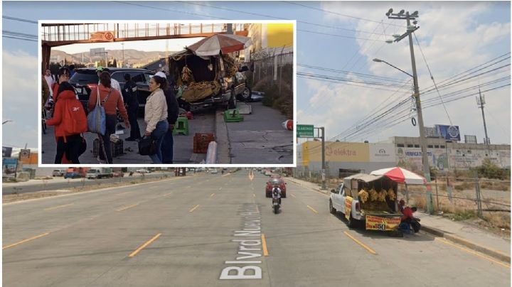 Camioneta arrolla y mata a vendedora de frutas al sur de Pachuca | FOTOS