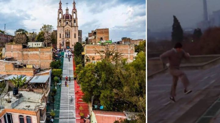 Este templo de Moroleón tiene más escaleras que las que subió Rocky