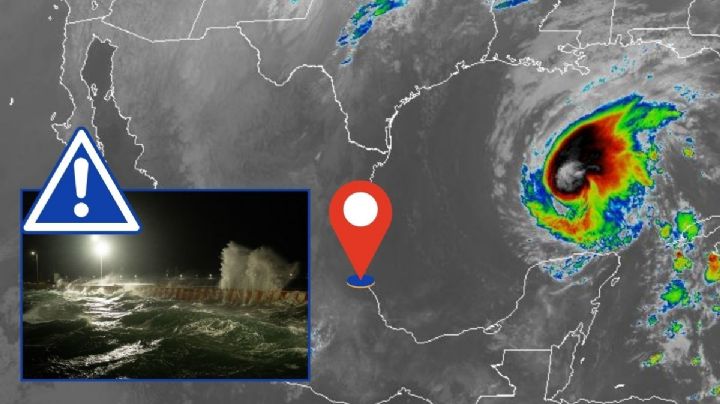 Huracán en Veracruz: Qué significa la alerta azul activa por nueva trayectoria de Rafael