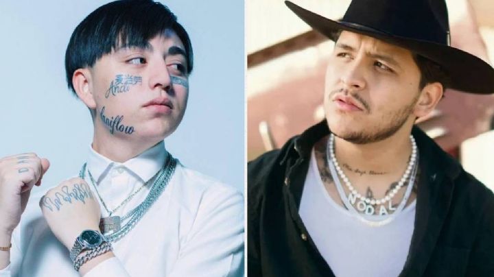 Cachan a Christian Nodal dándole like a fotos de la esposa de Dani Flow