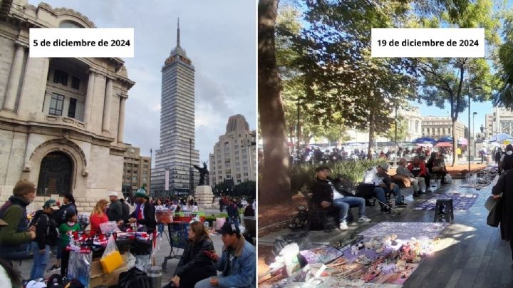 Retiran al comercio ambulante del Palacio de Bellas Artes… para mandarlo a la Alameda