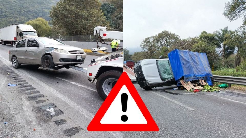 Vuelca camioneta cargada de verduras en autopista Orizaba - Puebla; esto sabemos