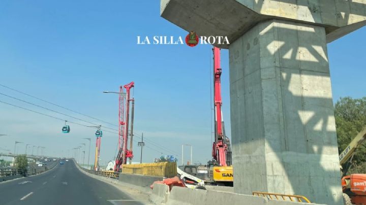 Sigue en obra trolebús elevado de Chalco; AMLO la prometió para febrero de 2024