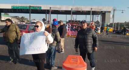 Toman empleados de Edomex caseta de la México-Pachuca por 9 horas