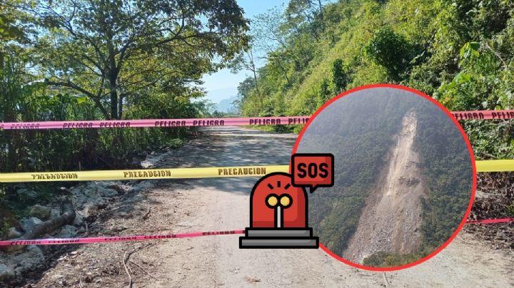 VIDEO: Derrumbe de cerro incomunica localidades de Mixtla y Zongolica