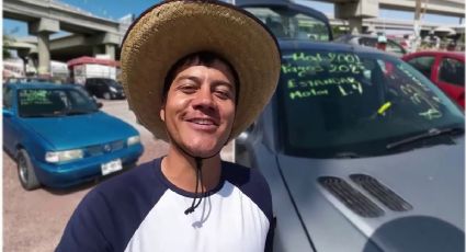 Autos desde 33,000 pesos en tianguis de Pachuca encuentra este youtuber | VIDEO