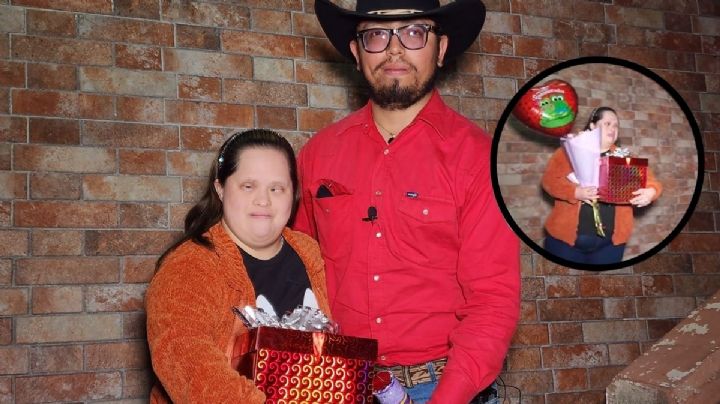 San Valentín: Al estilo de "El Patrón" Cassandra recibió flores en Papantla