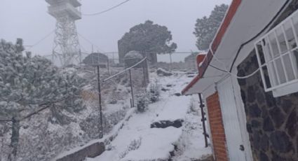 Nevadas en zonas altas de la CDMX sorprenden a los capitalinos