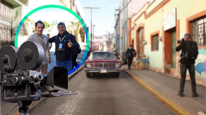 Así graban en Pachuca “La vida eterna”, serie de ViX ambientada en la antigüedad | FOTOS