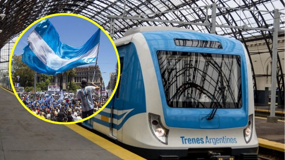 Paro del sector ferroviario en Argentina
