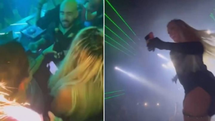 Resulta y resalta: así festeja Wendy en la calle Madero del Centro con champagne