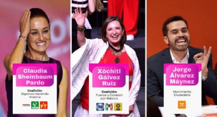 Elecciones 2024: INE da banderazo a candidaturas de Sheinbaum, Gálvez y Máynez