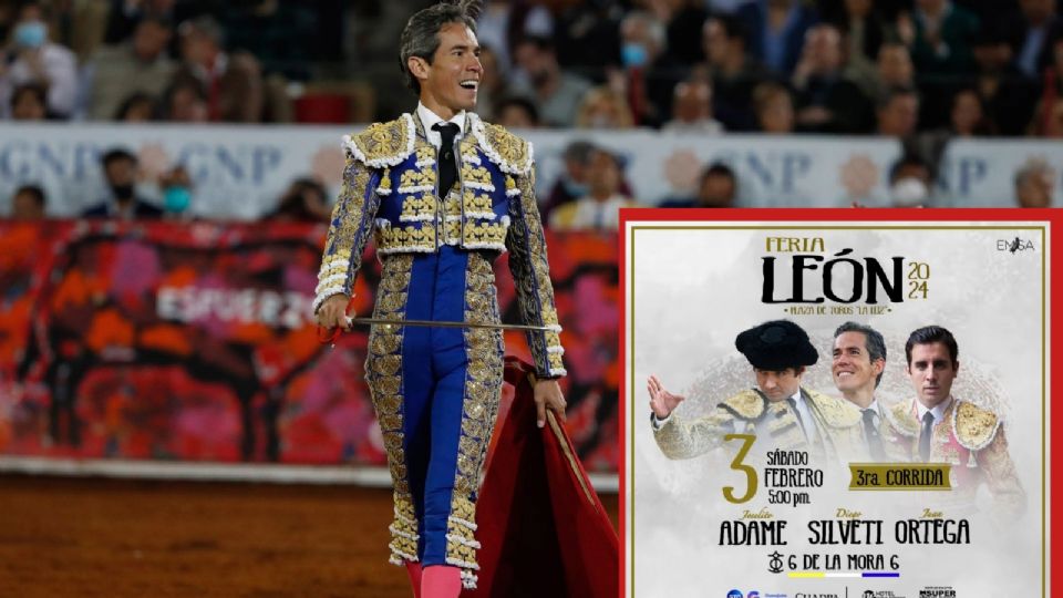 El guanajuatense Diego Silveti alternará este sábado con Joselito Adame y Juan Ortega, lidiando un encierro de De la Mora.