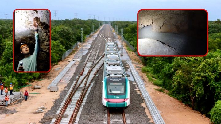 Tren Maya | Derrame de cemento contamina Garra de Jaguar; “empieza a caerse el techo” alertan activistas