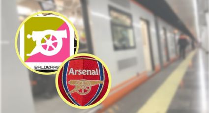 Metro CDMX: ¿Por qué el Arsenal de Inglaterra y el Metro Balderas tienen logo parecido?