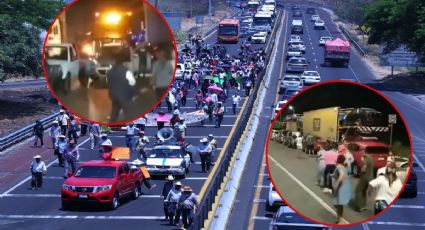 Automovilistas convierten autopista Siglo XXI en pista de baile durante bloqueo 