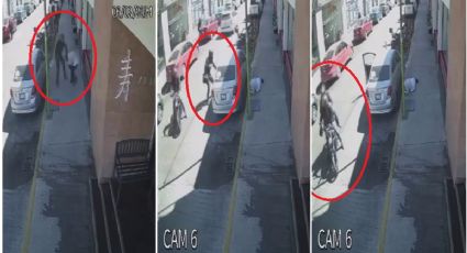 Cámara de seguridad capta asalto de moto ladores en Centro de Tulancingo | VIDEO