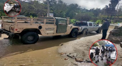 Clima en Baja California: Tijuana y Rosarito afectadas por lluvia; Sedena activa plan DN-III