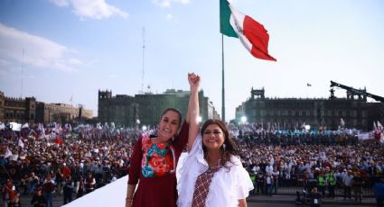 Clara Brugada arranca "crónica de una victoria anunciada" en el Zócalo de la CDMX