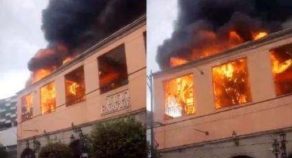 Vecinos de Tlalpan reportan fuerte incendio en restaurante Enrique | VIDEO