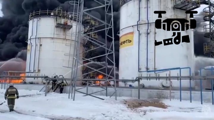 Ucrania ataca con drones las principales refinerías en Rusia, en vísperas de elecciones