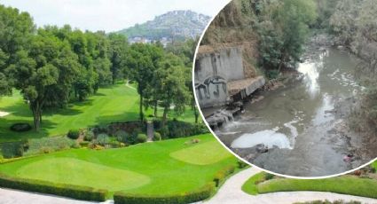 Crisis de agua en Atizapán: Club de golf "prestará" pozo, pero pide entubar río Tlalnepantla