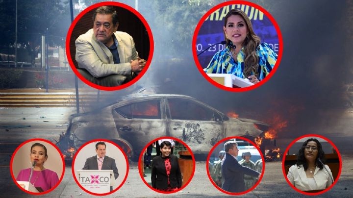 Los 7 políticos de Guerrero que tienen a la entidad en llamas