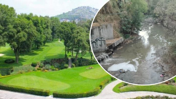 Crisis de agua en Atizapán: Club de golf "prestará" pozo, pero pide entubar río Tlalnepantla