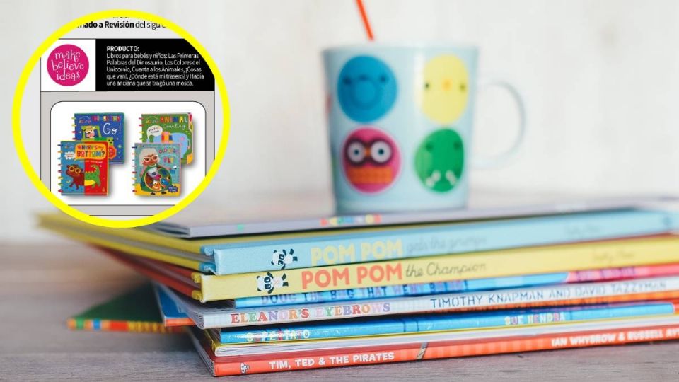 Alerta Profeco sobre desperfecto en libros infantiles de la marca Make Believe Ideas