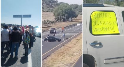 Pobladores bloquean la autopista México-Tulancingo; aquí la zona y exigencias