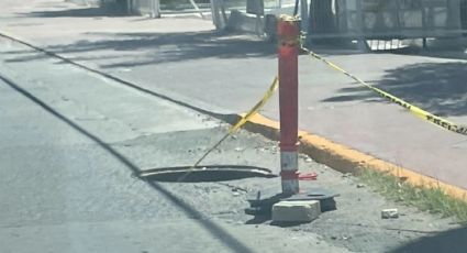 Día 18: nadie arregla el hoyo en el bulevar Adolfo López Mateos