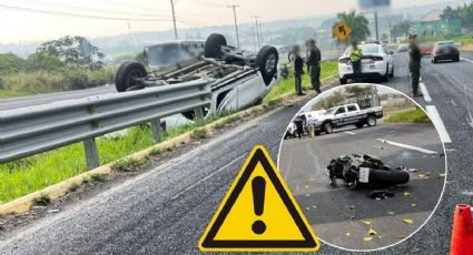 "Puente" del 18 de marzo deja accidentes en la carretera Xalapa - Veracruz