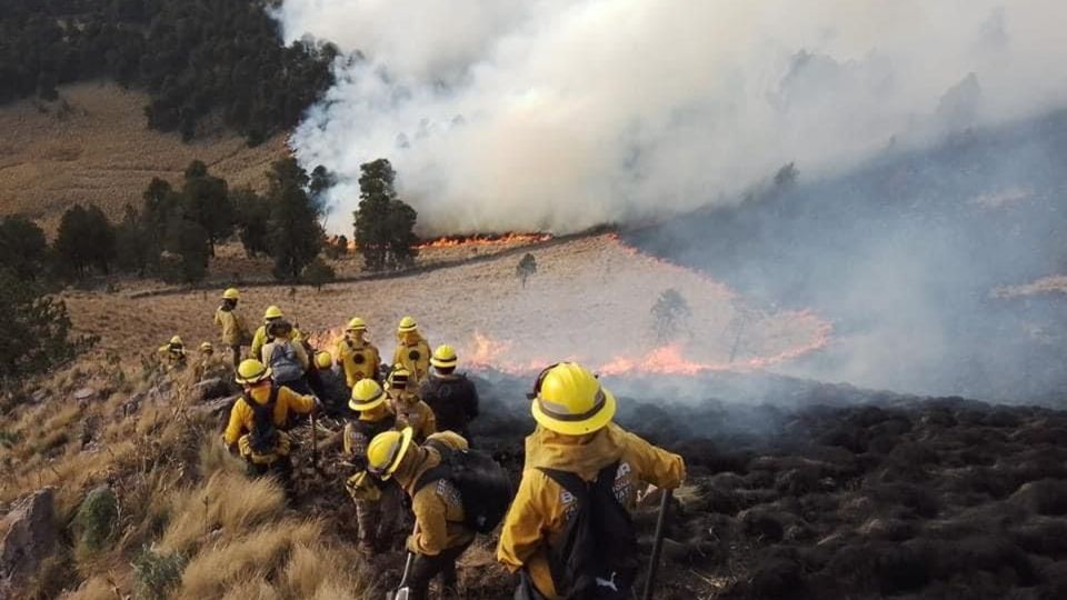 Cumple 5 días incendio forestal en Parque Nacional Izta-Popo