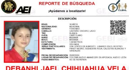 Debanhi, de 16 años, desaparece en Apodaca, Nuevo León